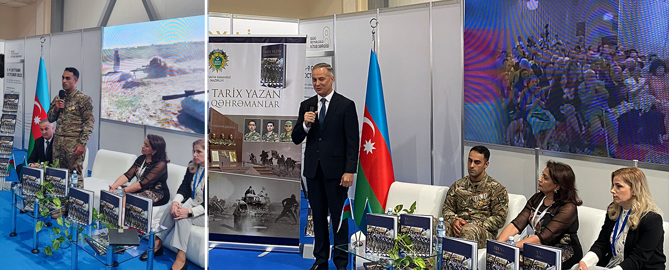 “Tarix yazan qəhrəmanlar” kitabı beynəlxalq kitab sərgisində nümayiş olunub