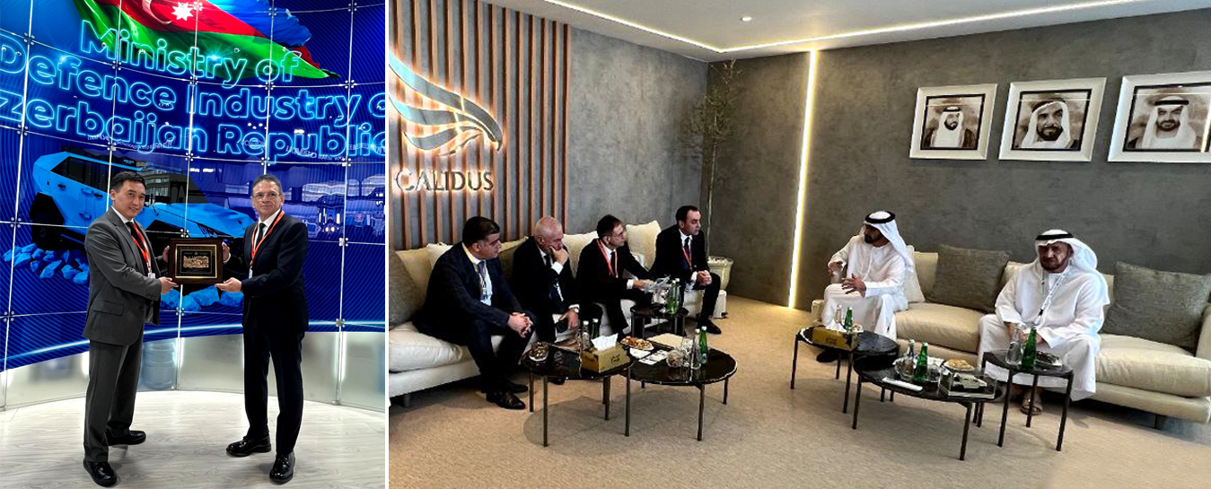 Mədət Quliyev “İDEX-2023” Beynəlxalq Müdafiə Sərgi və Konfransı çərçivəsində bir sıra görüşlər keçirib