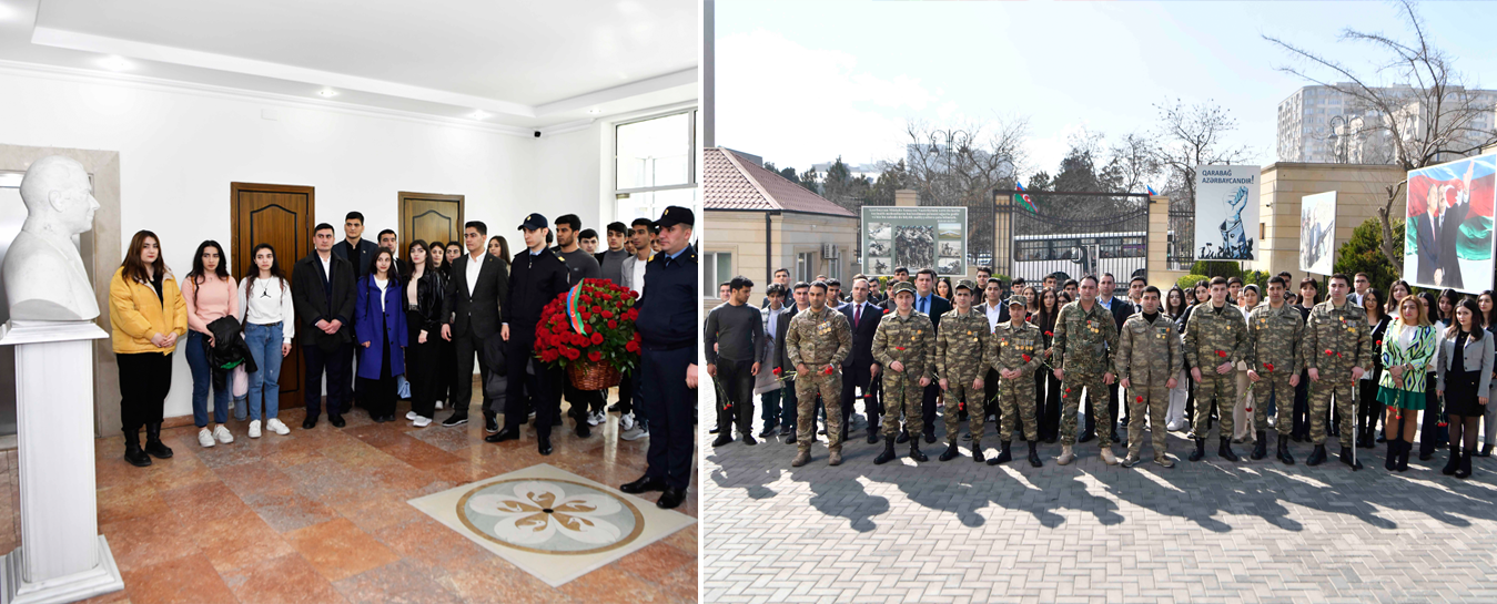 “Ulu Öndər Heydər Əliyev və Azərbaycanın müdafiə sənayesi” mövzusunda gənclərlə görüş keçirilib