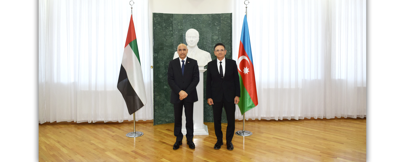Müdafiə sənayesi naziri Mədət Quliyev Birləşmiş Ərəb Əmirliklərinin ölkəmizdəki səfirini qəbul edib