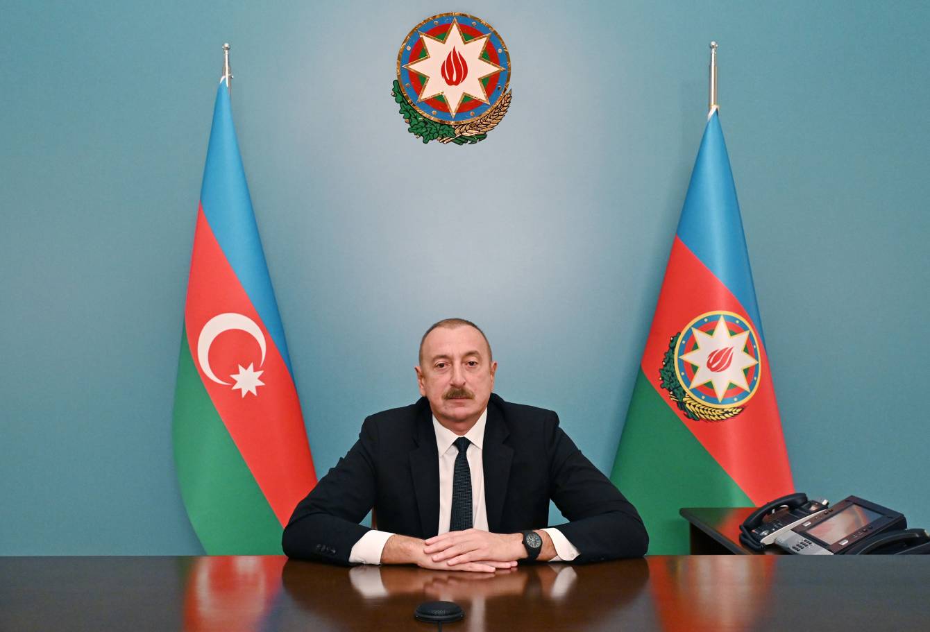 İlham Əliyev xalqa müraciət edib