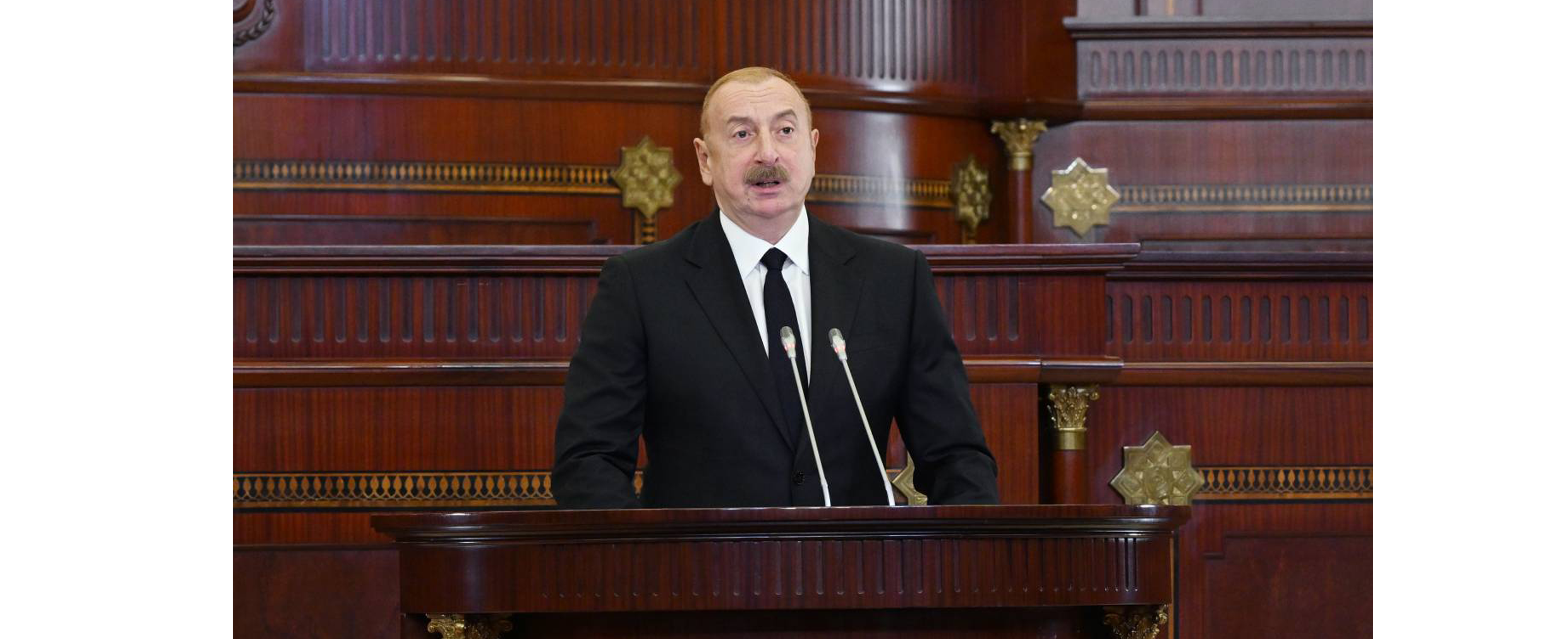 Prezident İlham Əliyev: "Bu gün Azərbaycan onlarla ölkəyə hərbi sənaye kompleksinin məhsullarını ixrac edir"