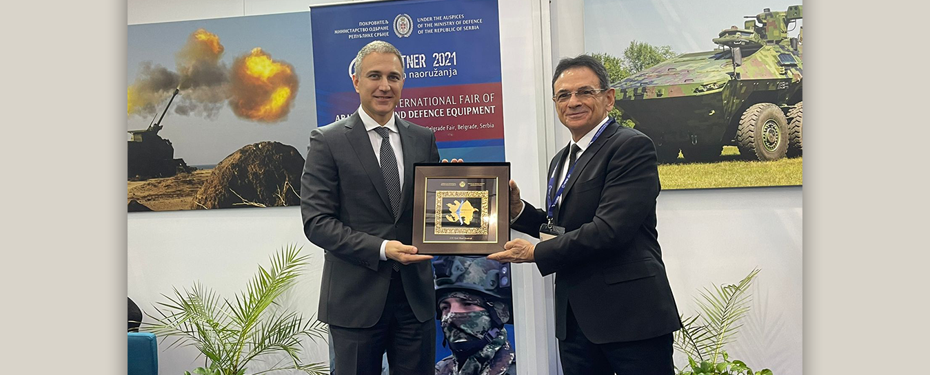 Müdafiə sənayesi naziri Mədət Quliyevin "Partner-2021” sərgisi çərçivəsində Serbiyanın müdafiə naziri ilə görüşü baş tutub