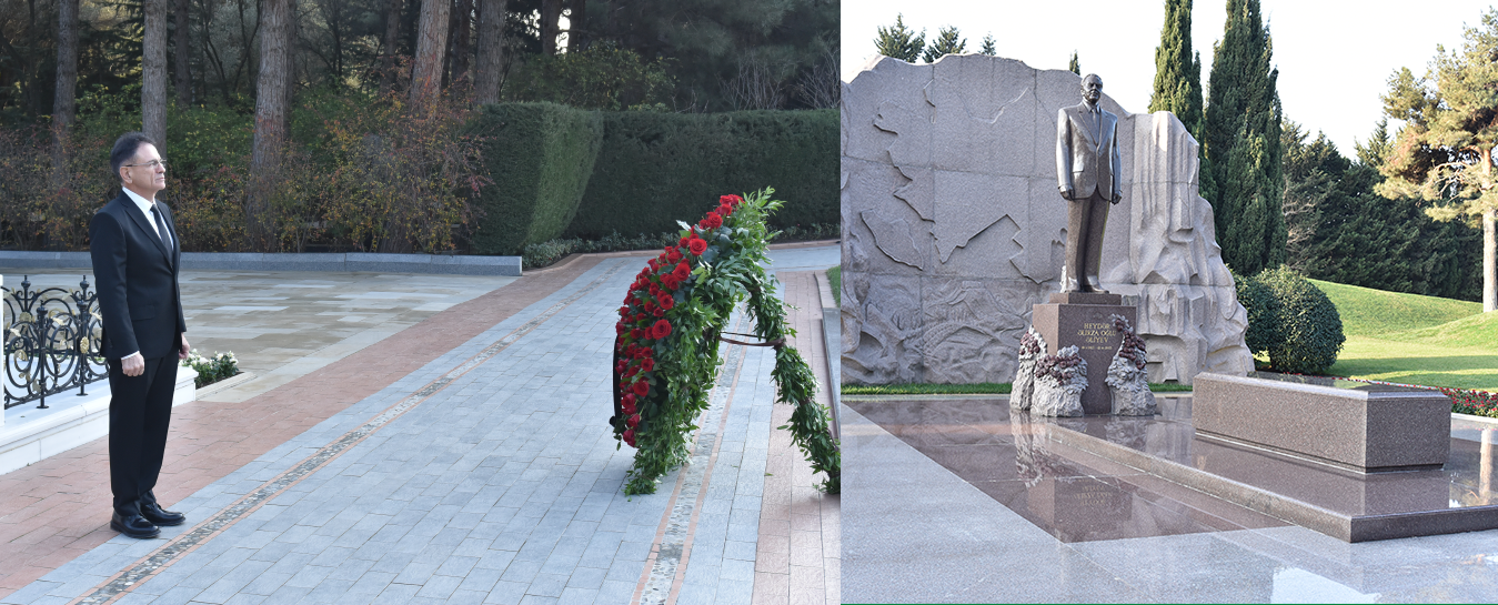 Müdafiə Sənayesi Nazirliyinin əməkdaşları Ümummilli Lider Heydər Əliyevin əziz xatirəsini yad ediblər